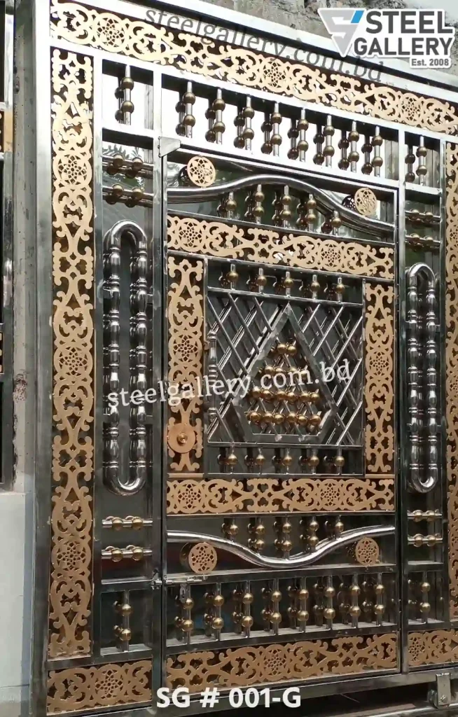 Stainless Steel Gate, গেট ডিজাইন, Modern Gate, Strong Steel Gate, Steel Gallery Gate