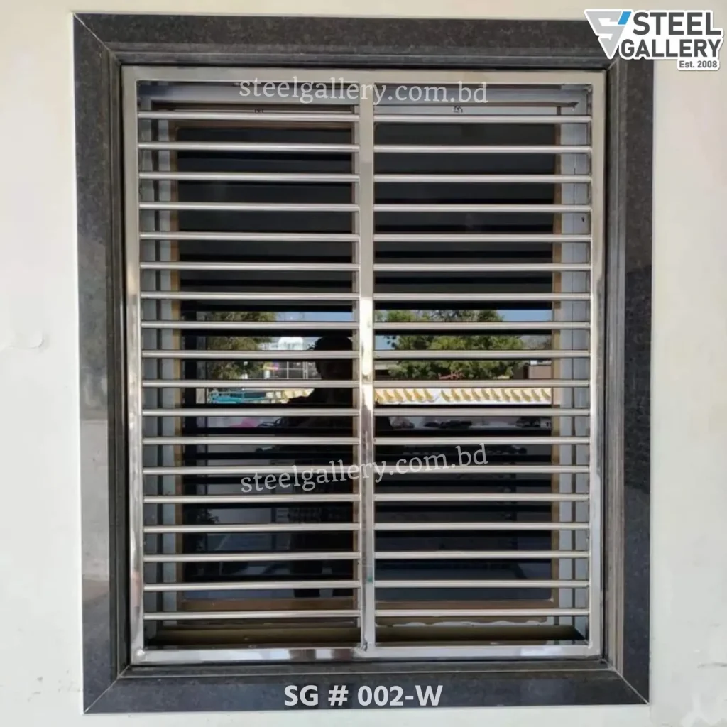 Balcony Railing, Window Grill, বারান্দার গ্রিল, জানালার গ্রিল, Modern Stainless Steel Grill, Steel Gallery
