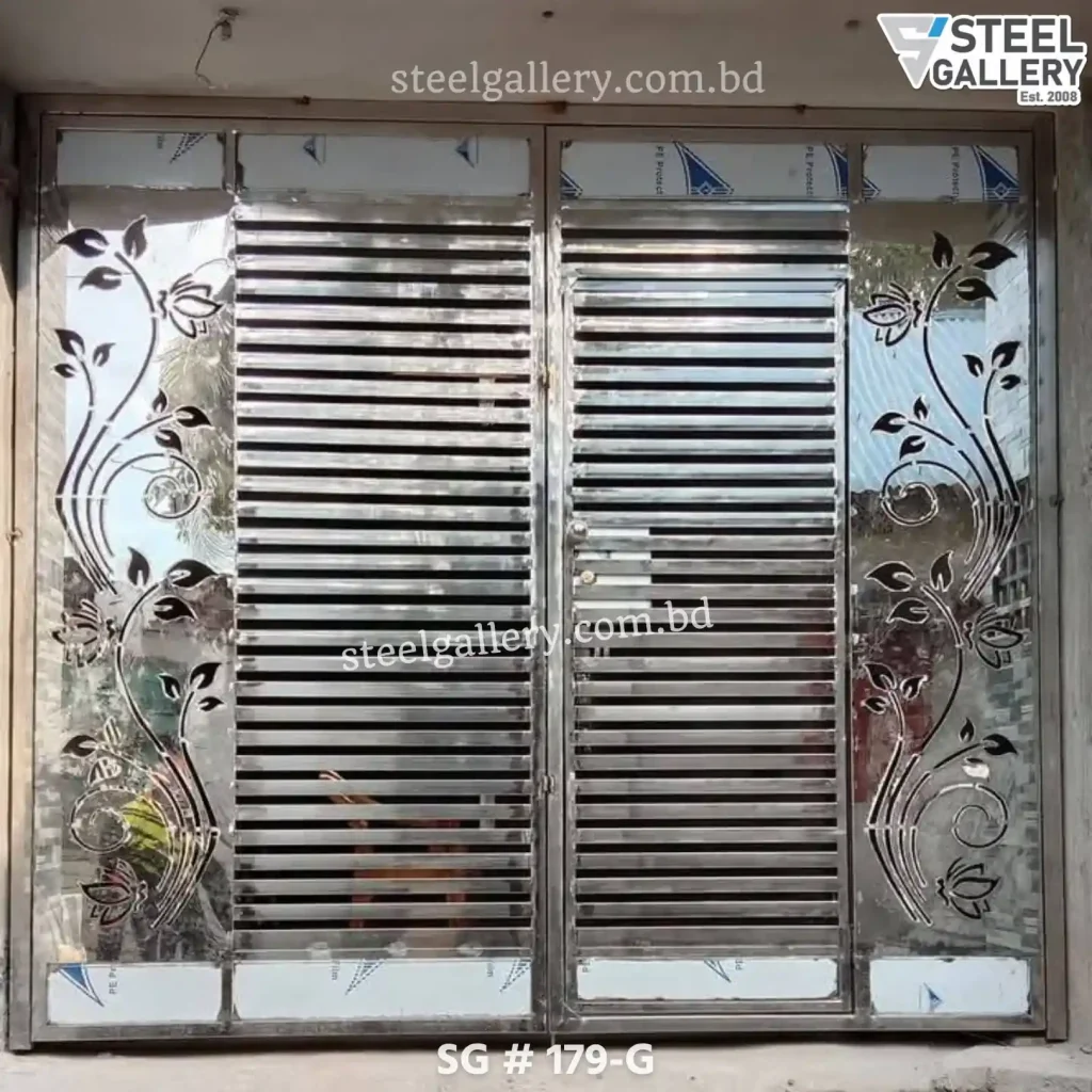 Stainless Steel Gate, গেট ডিজাইন, Modern Gate, Strong Steel Gate, Steel Gallery Gate