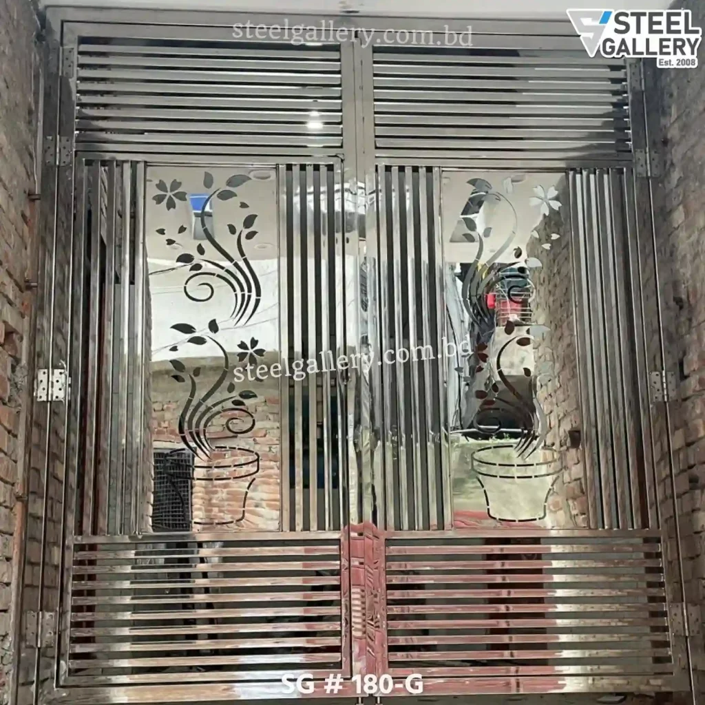 Stainless Steel Gate, গেট ডিজাইন, Modern Gate, Strong Steel Gate, Steel Gallery Gate