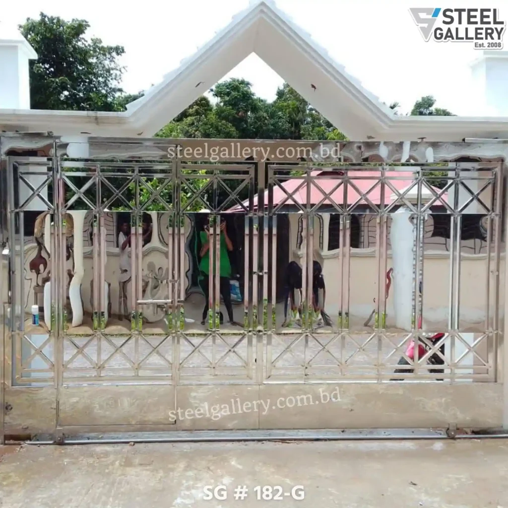 Stainless Steel Gate, গেট ডিজাইন, Modern Gate, Strong Steel Gate, Steel Gallery Gate