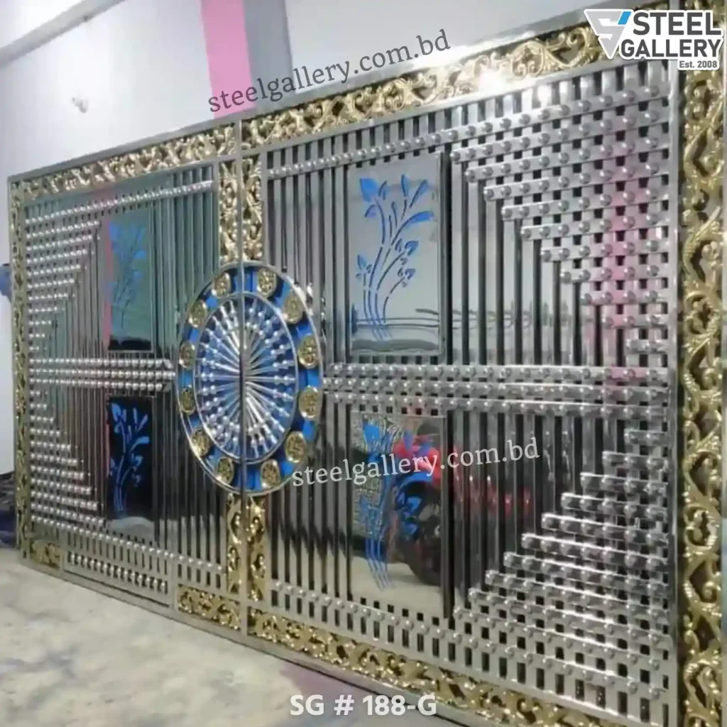 Stainless Steel Gate, গেট ডিজাইন, Modern Gate, Strong Steel Gate, Steel Gallery Gate