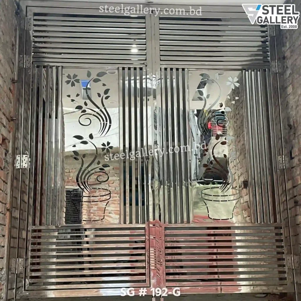 Stainless Steel Gate, গেট ডিজাইন, Modern Gate, Strong Steel Gate, Steel Gallery Gate