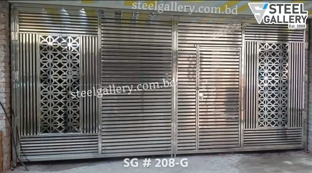 Stainless Steel Gate, গেট ডিজাইন, Modern Gate, Strong Steel Gate, Steel Gallery Gate