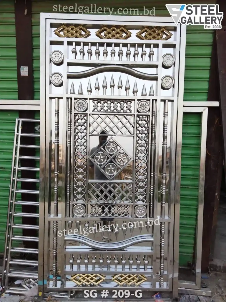 Stainless Steel Gate, গেট ডিজাইন, Modern Gate, Strong Steel Gate, Steel Gallery Gate