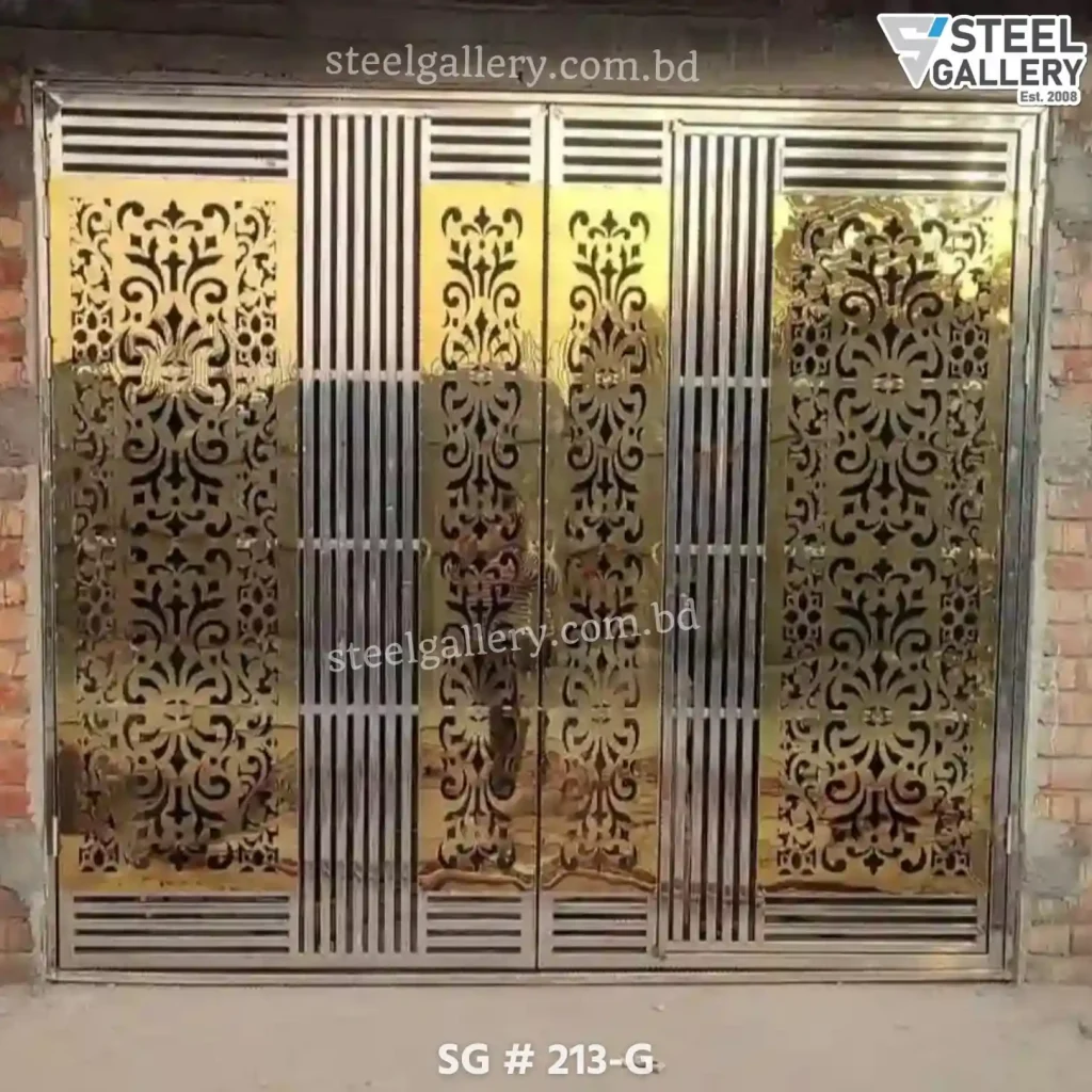 Stainless Steel Gate, গেট ডিজাইন, Modern Gate, Strong Steel Gate, Steel Gallery Gate