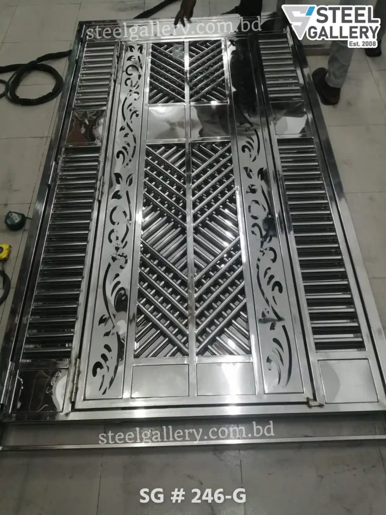 Stainless Steel Gate, গেট ডিজাইন, Modern Gate, Strong Steel Gate, Steel Gallery Gate