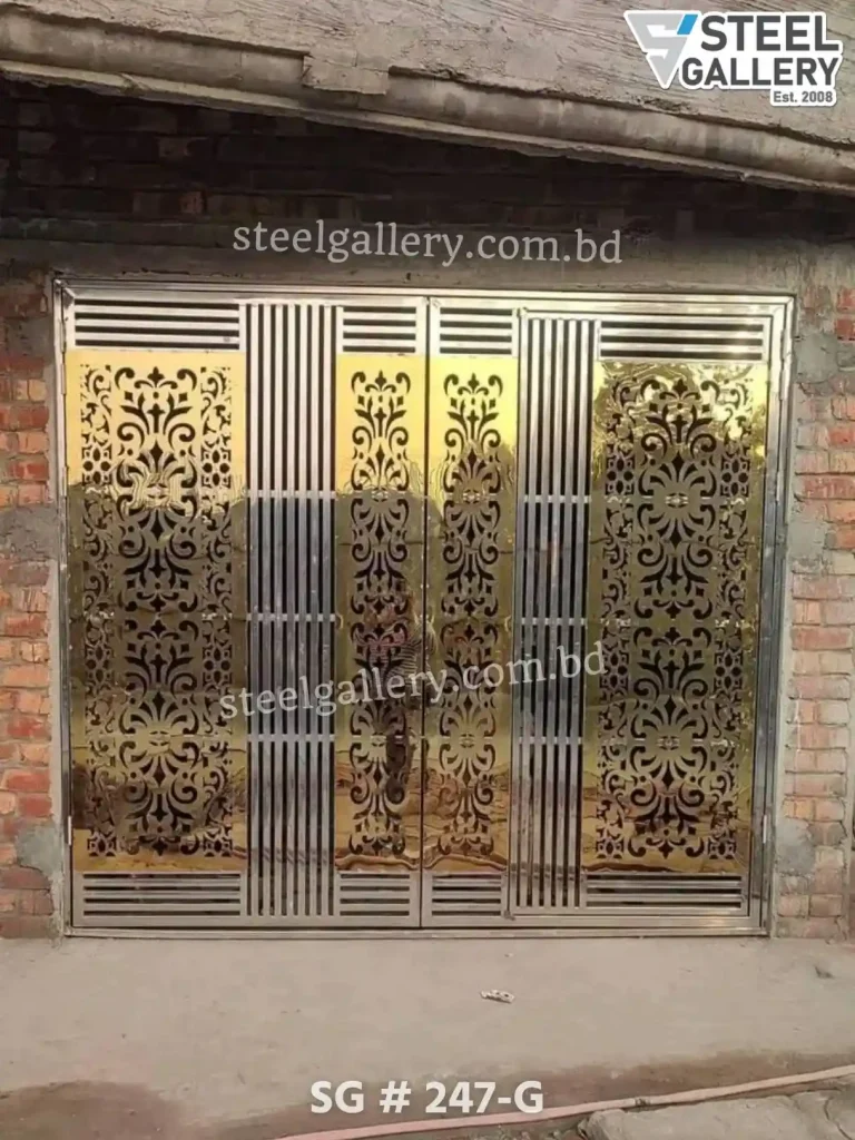 Stainless Steel Gate, গেট ডিজাইন, Modern Gate, Strong Steel Gate, Steel Gallery Gate