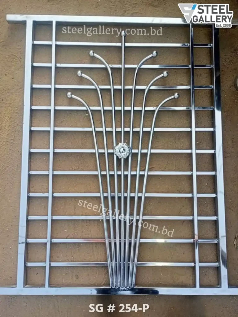 Balcony Railing, Window Grill, বারান্দার গ্রিল, জানালার গ্রিল, Modern Stainless Steel Grill, Steel Gallery