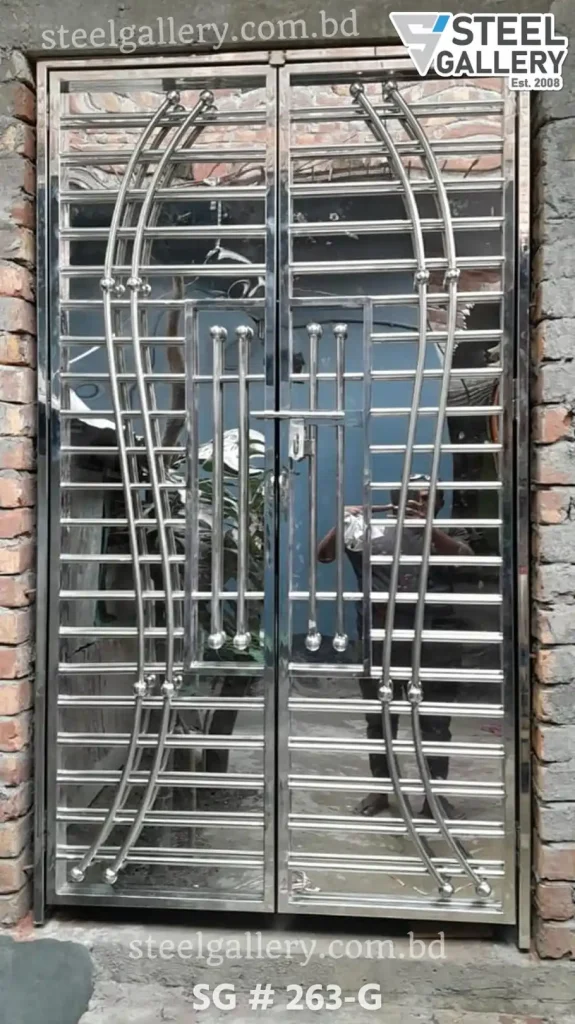 Stainless Steel Gate, গেট ডিজাইন, Modern Gate, Strong Steel Gate, Steel Gallery Gate
