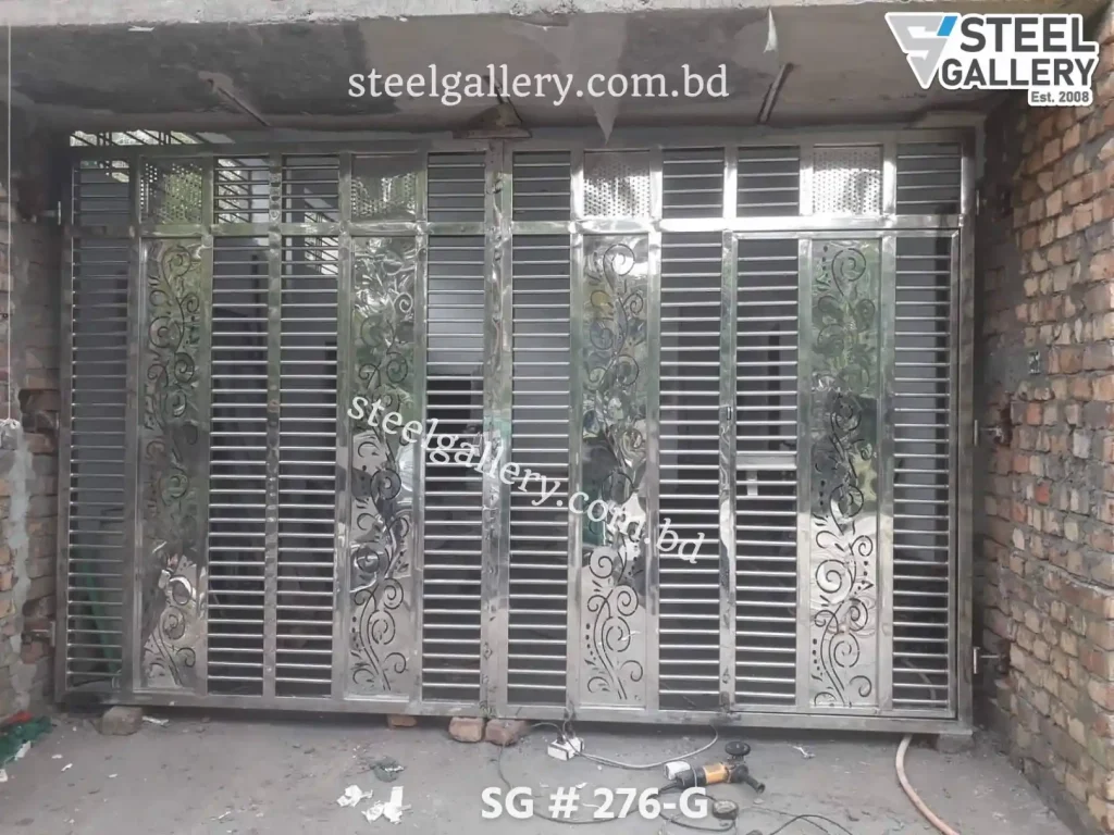 Stainless Steel Gate, গেট ডিজাইন, Modern Gate, Strong Steel Gate, Steel Gallery Gate