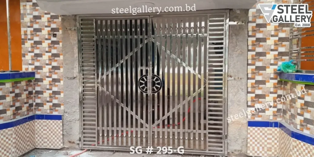 Stainless Steel Gate, গেট ডিজাইন, Modern Gate, Strong Steel Gate, Steel Gallery Gate